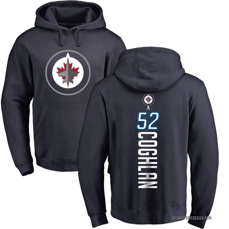 Dylan Coghlan Men's Navy Winnipeg Jets Branded Backer Pullover Hoodie