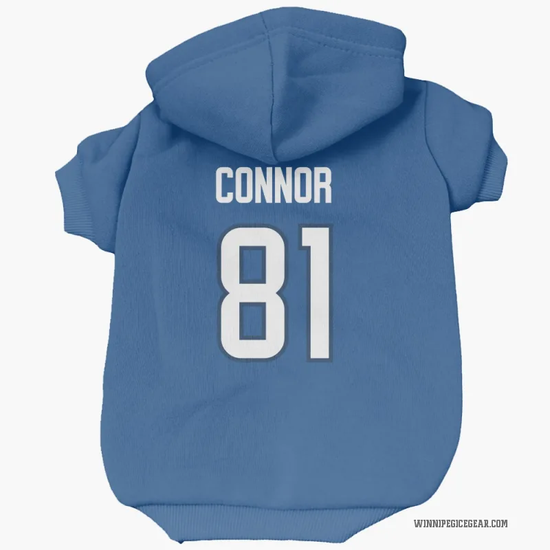 Kyle Connor Blue Winnipeg Jets Cat & Dog Pet Hoodie