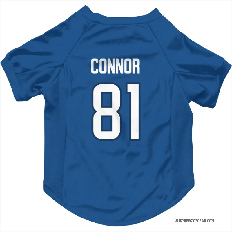 Kyle Connor Blue Winnipeg Jets Cat & Dog Pet Jersey