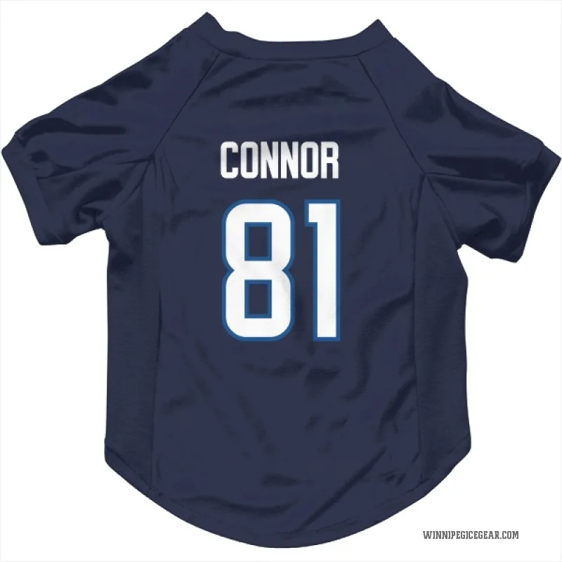 Kyle Connor Navy Winnipeg Jets Cat & Dog Pet Jersey