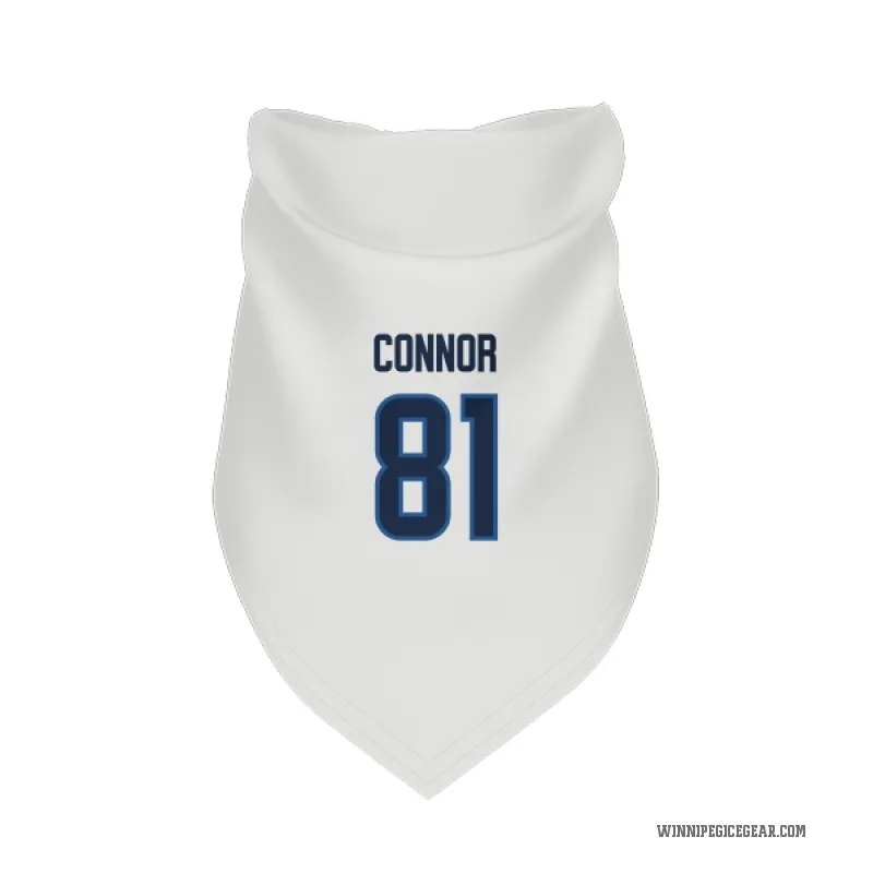 Kyle Connor White Winnipeg Jets Cat & Dog Pet Bandana