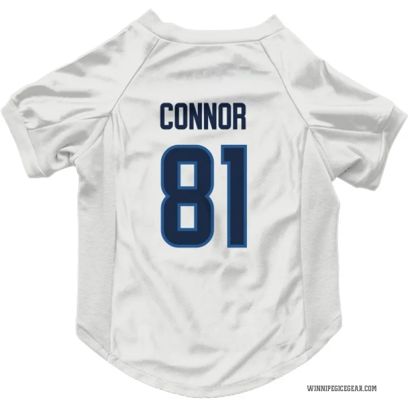 Kyle Connor White Winnipeg Jets Cat & Dog Pet Jersey